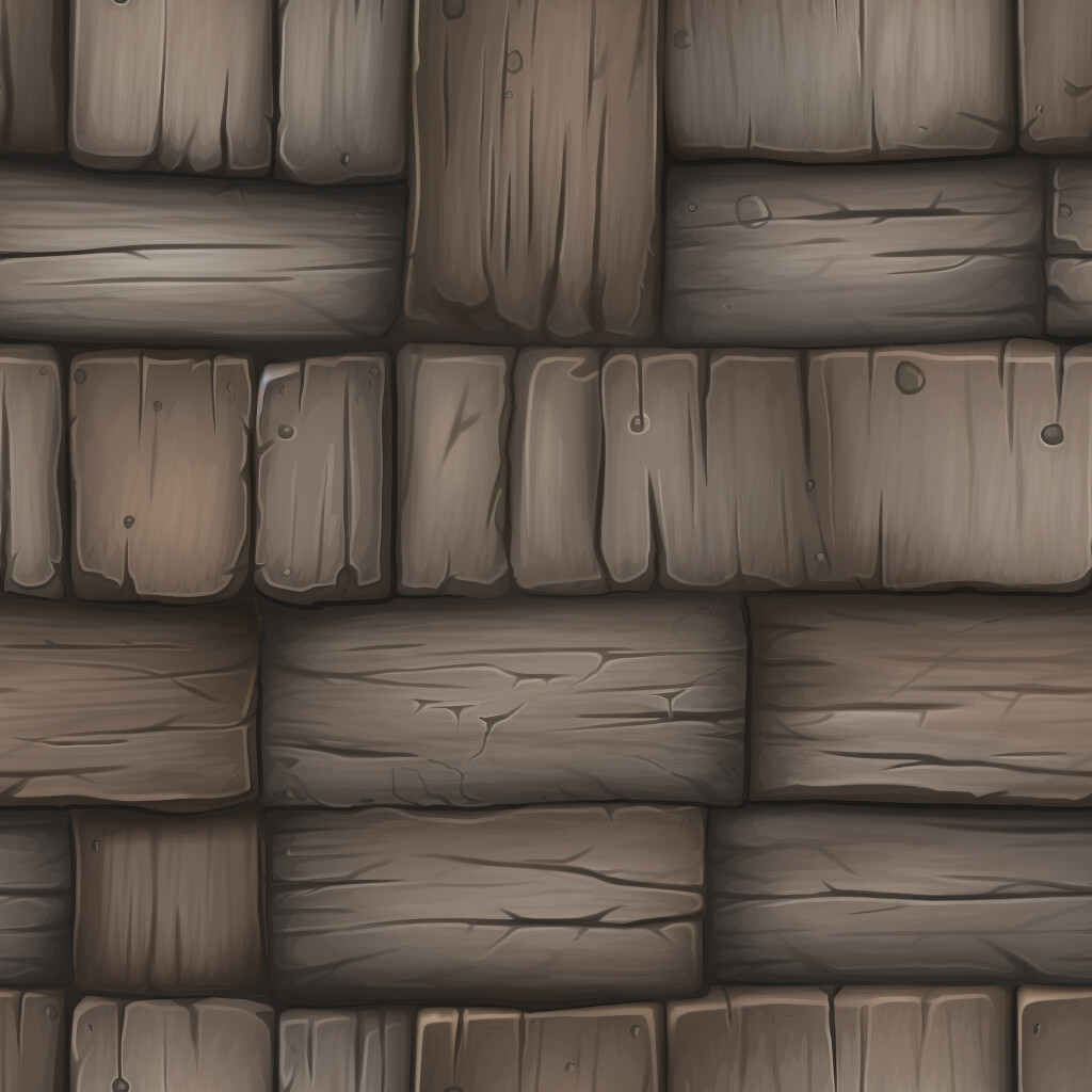 Stylized Wood Texture Tiling